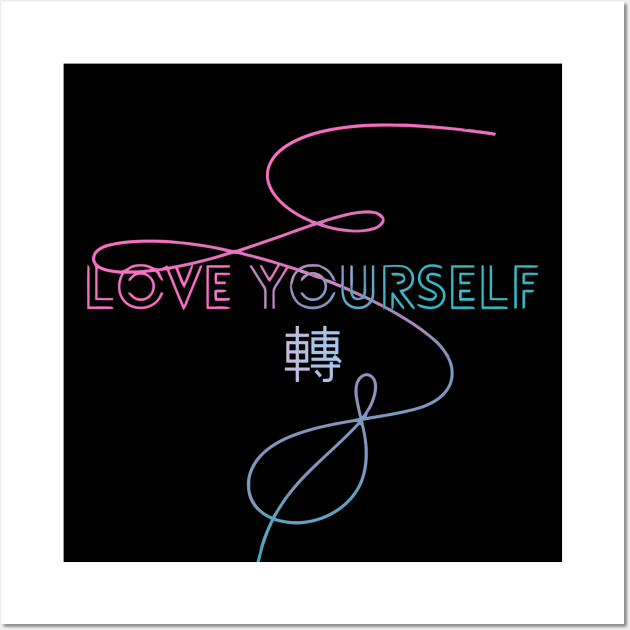 Love Yourself BTS Wall Art by valival